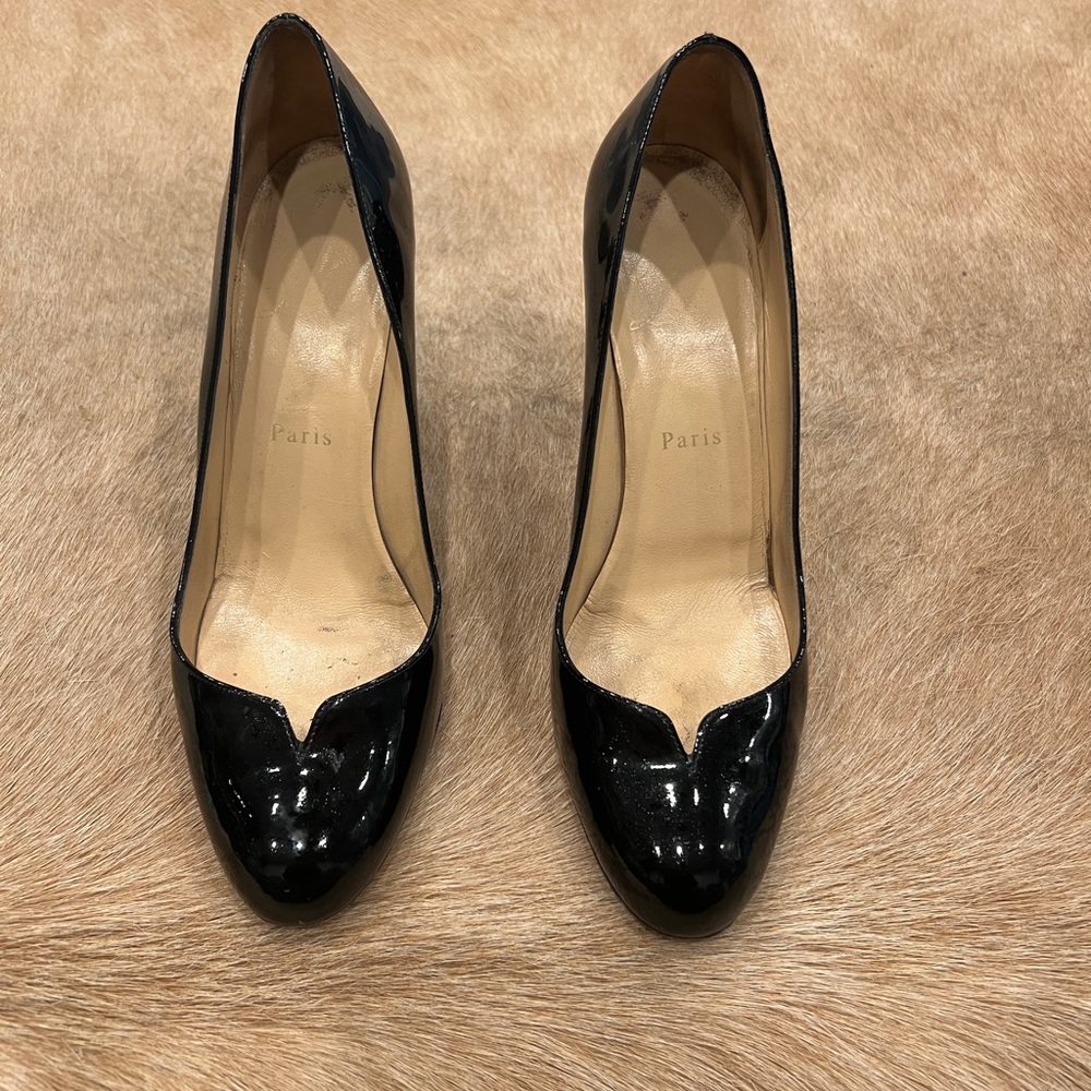 Christian Louboutin patent leather heels